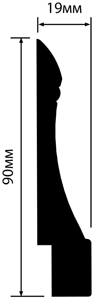 Плинтус Hiwood L1606 купить в интернет-магазине Lepninashop