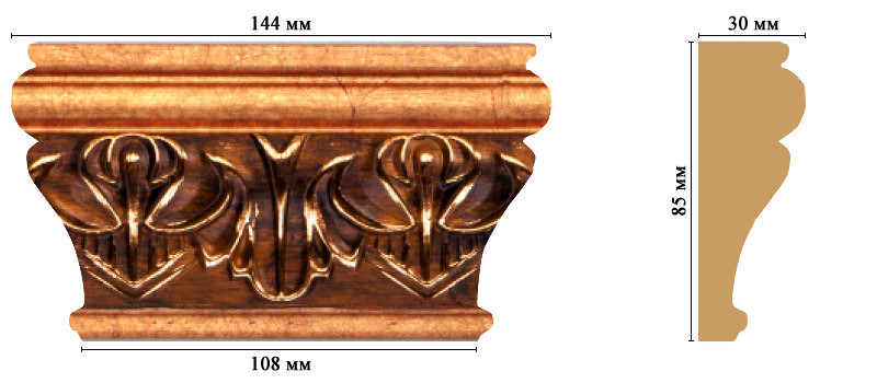 Капитель Декомастер D202-1223 купить в интернет-магазине Lepninashop