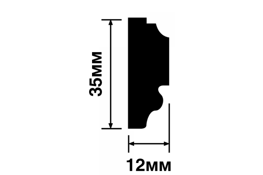 Молдинг Hiwood (Хайвуд) D35V1 купить в интернет-магазине Lepninashop