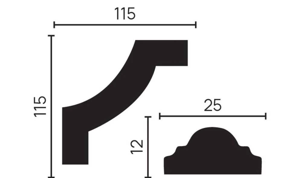 Уголок декоративный Декор Дизайн C1-DD35 купить в интернет-магазине Lepninashop