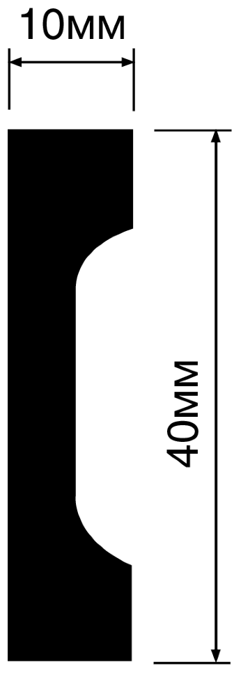 Плинтус Hiwood W40V1 купить в интернет-магазине Lepninashop