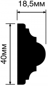 Молдинг Hiwood D40V1 купить в интернет-магазине Lepninashop