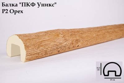 Балка из полиуретана Юникс Р2 орех