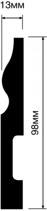 Плинтус Hiwood B100 купить в интернет-магазине Lepninashop