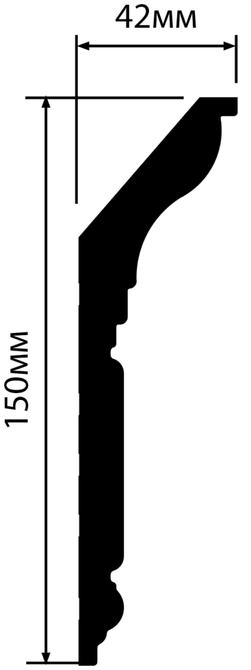 Карниз Hiwood (Хайвуд) L1902L купить в интернет-магазине Lepninashop