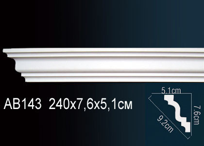Карниз AB143 купить в интернет-магазине Lepninashop