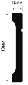 Плинтус Hiwood B110V1L купить в интернет-магазине Lepninashop