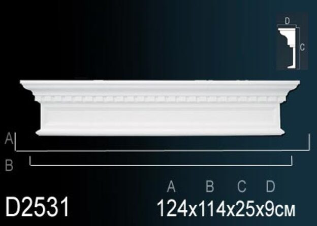 Обрамление дверей D2531 купить в интернет-магазине Lepninashop