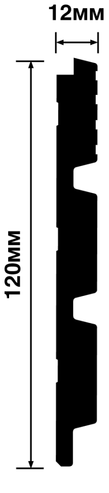 Декоративная панель Hiwood (Хайвуд) LV124L GN68 купить в интернет-магазине Lepninashop
