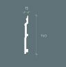 Плинтус 6.53.114 Европласт (150х15х2000) купить в интернет-магазине Lepninashop